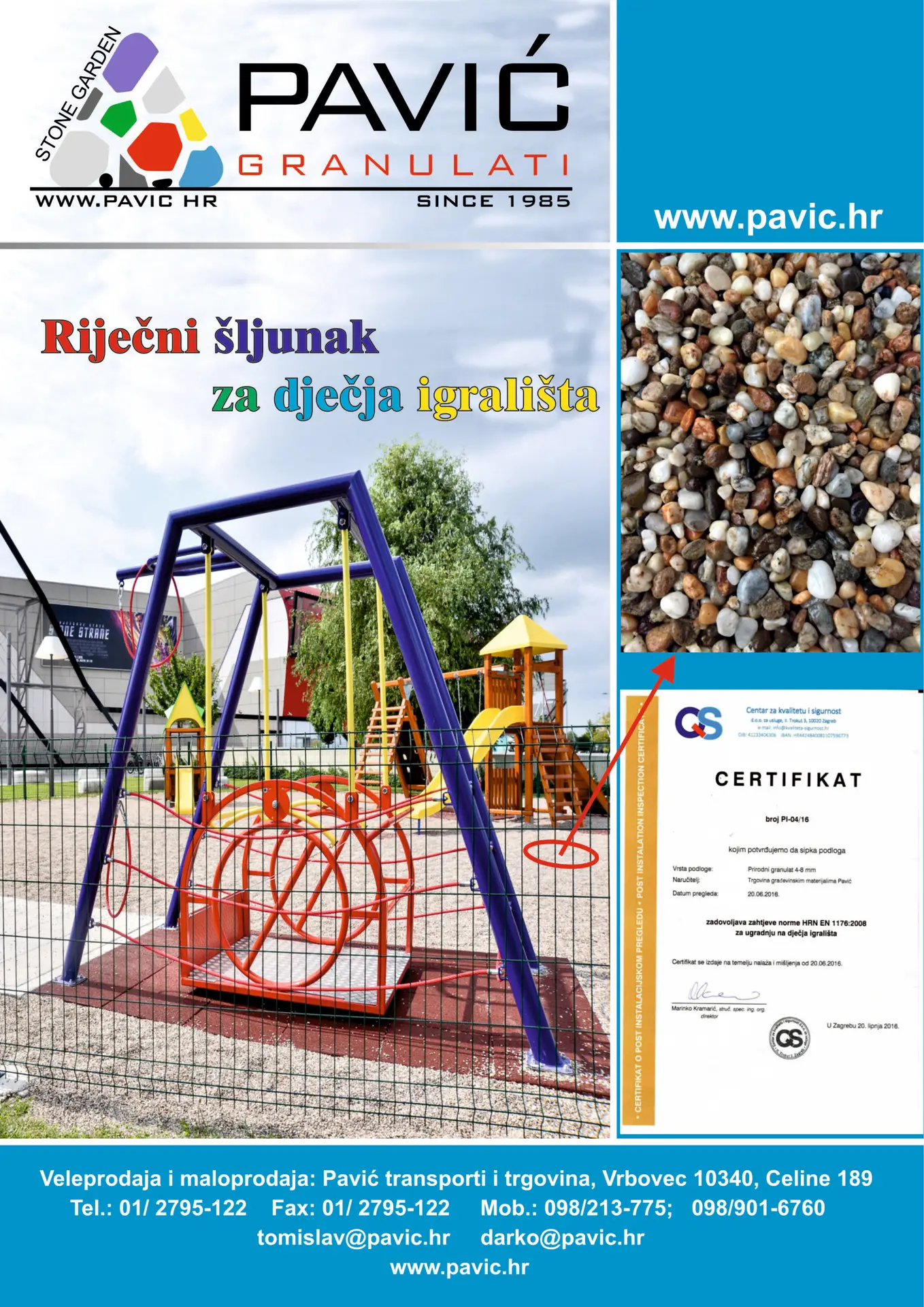 zrno za dječja igrališta