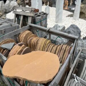 Kamena ploča žuta za staze